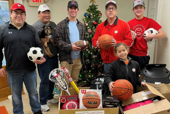 Ridgefield Students Collect $10,000 Worth of Sports Equipment for Stamford Kids Christmas Gifts